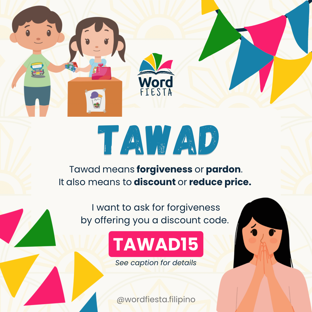 Tuwad Language Tawad – Word Fiesta Filipino