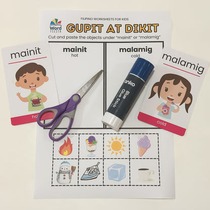 Gupit at Dikit Activity Sheets
