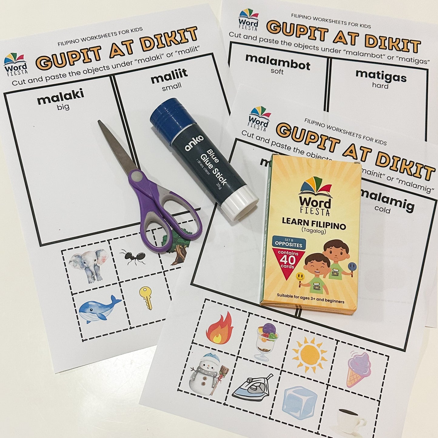 Gupit at Dikit Activity Sheets
