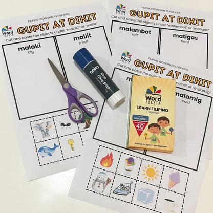 Gupit at Dikit Activity Sheets